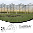 thumbnail image 4 of 50 Pcs Clips de Serre en Verre, Clips de Fixation en Acier Inoxydable-25 W Clips et 25 Z Clips, 4 of 5