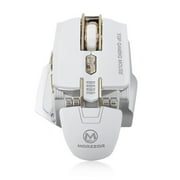 Morzzor Wired 4000dpi Optical Gaming Mouse Metal Mechanical Macro Programming
