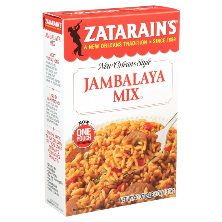 Zatarain s Jambalaya Mix 40 oz One 40 Ounce Box of Jambalaya