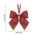 thumbnail image 4 of Cheapark Christmas Wreath Bow Decoration & Christmas Tree Topper - Festive Dual-Purpose Decor - Elegant Accent for Wreaths & Tree Tops during Christmas, 4 of 6