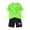 Green, variant on Odeerbi 3-14 Years Kids Boys Summer Athletics Outfits Quick Drying Sports Running Tops Shorts Set Short Sleeve Round Neck Shorts Suit Kids Boys Clothes