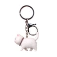 thumbnail image 1 of Flmtop Mini Mignon Modèle de Chat Chubby Jouet Suspendu Porte-Clés Pendentif de Sac, 1 of 10
