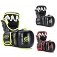 thumbnail image 2 of New Item Sanabul Essential 7 oz MMA Hybrid Sparring Glove Black Green Large X Large, 2 of 4