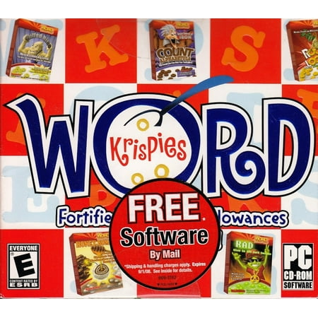 Word Krispies PC CDRom - Fortified with daily allowances of word (Best Word Games For Pc)