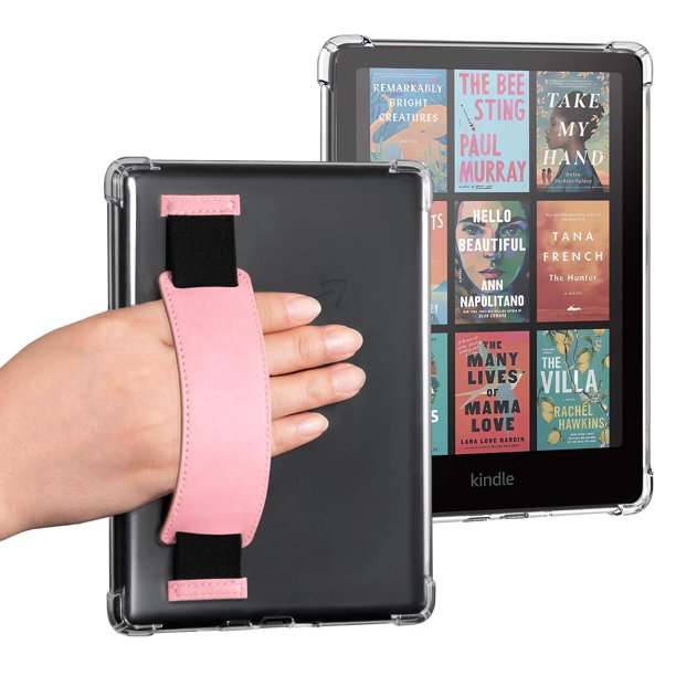 Funda para tablet IdleHands Clear de 7 pulgadas, ultrafina, color rosa