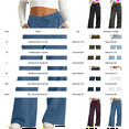 thumbnail image 4 of Drawstring Jeans Women, Audhol Women's High Waisted Straight Jeans Trendy Drawstring Tie Elastic Waist Stretchy Denim Pants Pull on Wide Leg Jeans for Women Blue S, 4 of 9