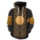 thumbnail image 1 of Sudadera con capucha y cremallera para hombre, estilo europeo y americano, con estampado 3D, moderna, de manga larga, para primavera y otoño, ideal para adolescentes., 1 of 6