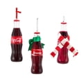 thumbnail image 4 of Kurt Adler Coca-Cola Bottle Plastic Christmas Ornaments Set of 3, 4.75", 4 of 4