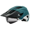thumbnail image 4 of Casco de bicicleta Casco de bicicleta de montaña Tamaño 57cm-62cm Exterior Ajustable Ligero Azul blanco, 4 of 9
