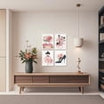 thumbnail image 3 of ZHONGYUTONG 4 Piece Makeup Canvas Wall Art Flower Dress High Heels Perfume Painting Women Fashion Pictures for Girl Bedroom Beauty Wall Decor Framed (24.00" x 36.00" x 4PCS), 3 of 4