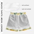 thumbnail image 3 of FORMRS Boys Swim Trunks Quick Dry Mesh Liner Boardshorts Sizes XS-XL, Pineapple Love, 3 of 7