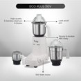 thumbnail image 3 of Molinillo mezclador Preethi Eco Plus 550 W, blanco, 3 tarros de 1,5 l/1 l/400 ml, 3 of 6