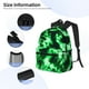 thumbnail image 3 of Disketp Green Tie Dye Mochila Ligera Clásica con Múltiples Bolsillos, Mochila Casual para Hombre y Mujer, Ideal para Escuela, Trabajo y Viajes, 3 of 6