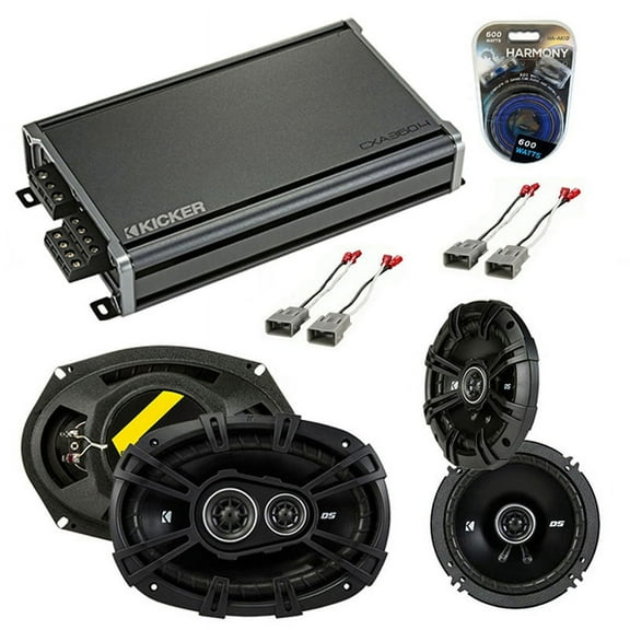 Fit Honda Accord 1986-1997 Speaker Replacement Kicker DSC65 DSC693 & CXA360.4