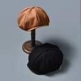 thumbnail image 3 of CoCopeaunts Newsboy Cap for Men 8 Panels Hat Spring Autumn Classic Octagonal Hat Flat Caps Women Beret Hats for Women, 3 of 6