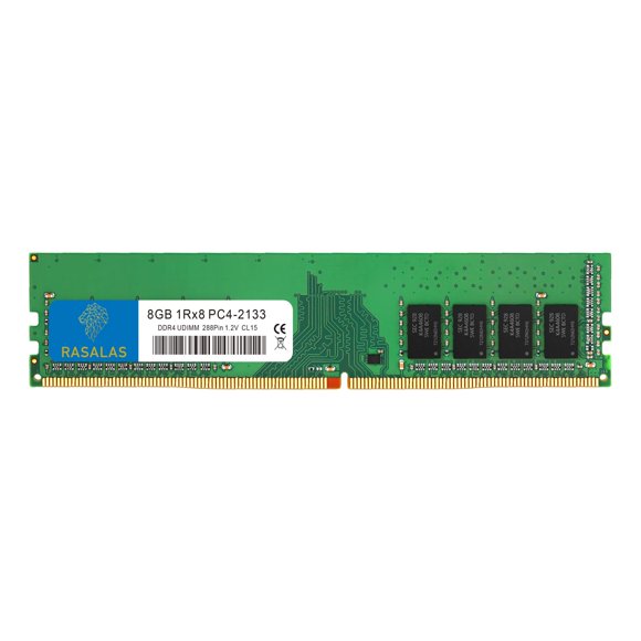 RASALAS 8 Go DDR4 2133MHz PC4-17000 Non-ECC Sans Tampon 1.2V CL15 1Rx8 Simple Rang 288 Broches Mémoire de Bureau RAM Module de Mise à Niveau