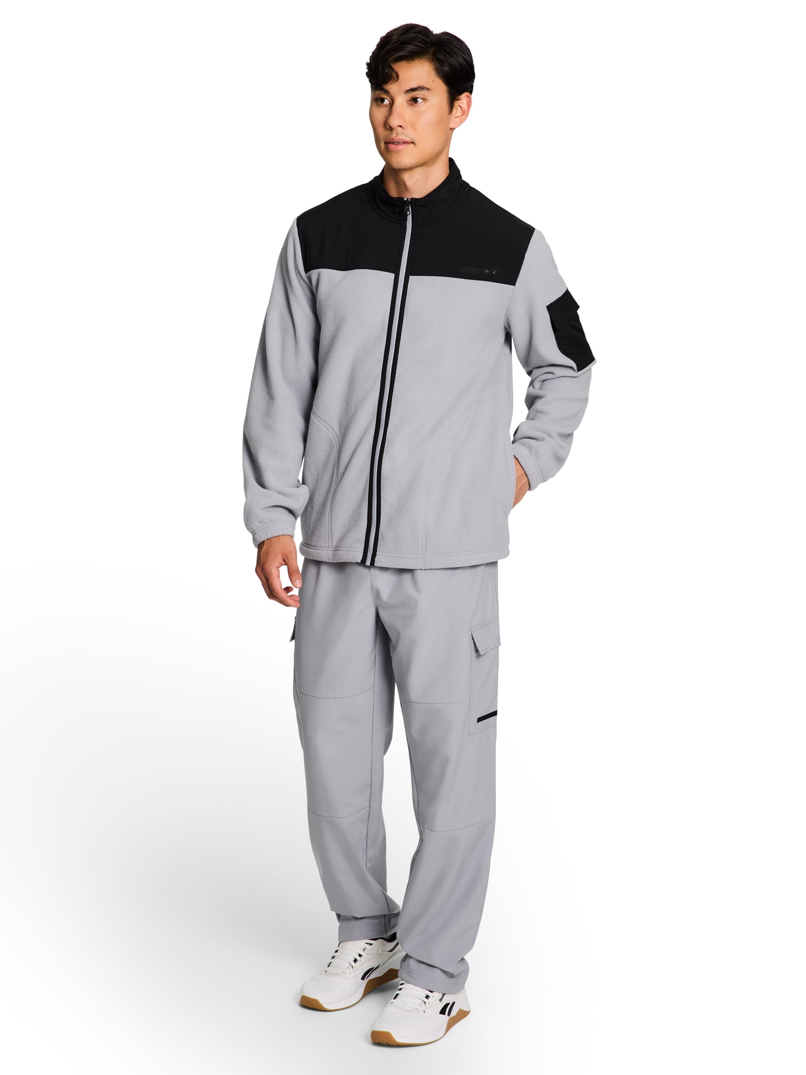 Reebok Men's and Big Men's Summit Full Zip Knit Jacket, Sizes XS-5XL