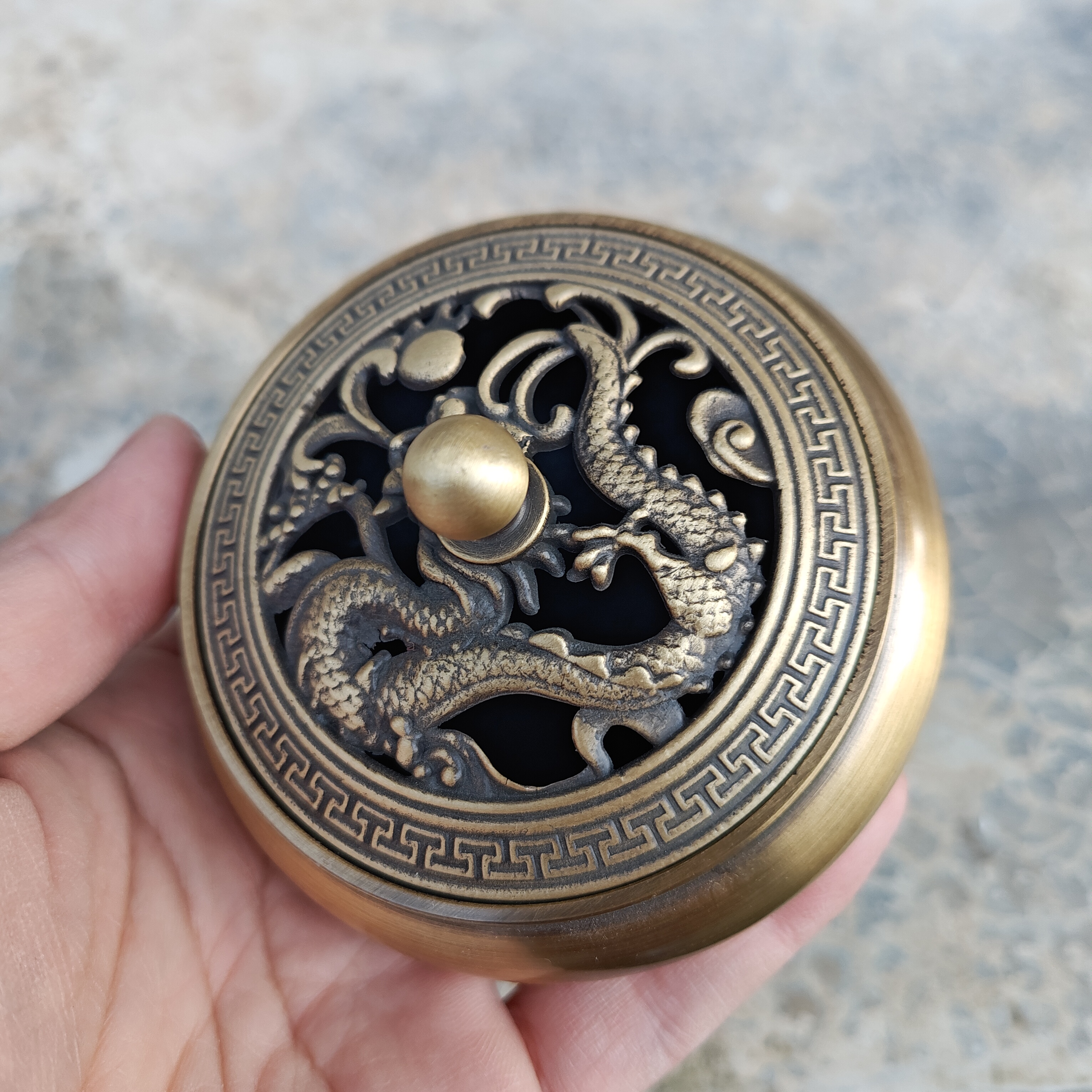 Vintage Bronze Buddha Censer Incense Burner Unique Ritual  Incense holder, Tibet culture Brass Ash catcher censer Incensory Decorative kk072