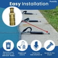 thumbnail image 5 of Poolzilla 1 Pack Pool Safety Cover Brass Anchors for Concrete and Pavers - Universal Fit, 5 of 6