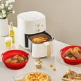 thumbnail image 5 of LYCAQL Air Fryer Silicone Liners Pot Reusable Air Fryer Silicone Basket Bowl for 3 to 5 qt Airfryer Silicone Liner Replacement Heat Reusable Baking Tray Mats For Easy Cleaning And Cooking, 5 of 6