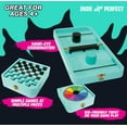 thumbnail image 6 of Dude Perfect Sling Puck Board Set, Foldable Tray with Checkers and Spinning Wheel, 6 of 6