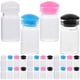thumbnail image 4 of EeaseMX 50 mini frascos de vidrio transparentes de 0,5 ml con tapón de silicona, ideales para mensajes, bodas, recuerdos de fiestas (colores surtidos)., 4 of 7