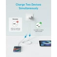 thumbnail image 3 of Anker Charger, USB C Charger Block, 2-Pack 20W Fast Wall Charger Compatible for iPhone 17/16/15/15 Pro/Pro Max/iPad Pro and More, with 2 Pack 5 ft USB-C Cable, 3 of 6