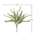thumbnail image 4 of 5 Branches Artificial Eucalyptus Plant Plastic Leaf Plant Fake Greenery Plant, 4 of 9