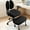 Black, variant on Dhole Ergonomic Meditation Chair - Cross-Legged Office Chair with Back Support and foldable armrests, Adjustable Height, 360° Swivel Foot Ring & Wheels for Home, Office, Yoga-Gray
