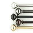 thumbnail image 5 of SnugSet Taylor 1" Golden Brass Knob Adjustable Single Curtain Rod Set, 36'"-72", 5 of 10