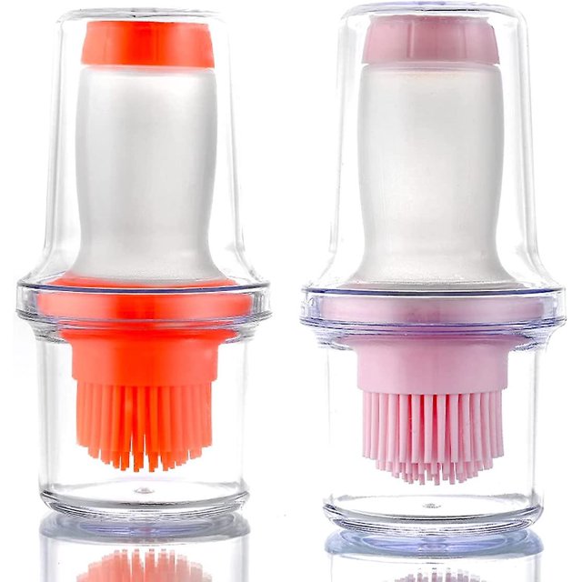 Botellas de aceite con Pincel para untar Botella de Pincel de aceite de silicona CHAO