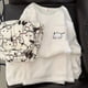 thumbnail image 4 of Pijamas japoneses bonitos de hellokitty para mujer, franela de invierno, además de terciopelo grueso, conjunto de ropa para el hogar con dibujos animados de celebridades de internet, 4 of 5