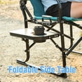 thumbnail image 3 of Camping Directors Chair, Oversized Portable Folding with Side Table, Pocket, 3 of 7