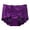 Purple-2, variant on Seamless High Waisted Thong Panty With Lace Jacquard For Women Underwear See Through Panties