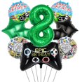 thumbnail image 1 of Controlador de videojuegos Balloon Set para fiesta de octavo cumpleaños para niños, 1 of 3