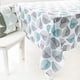 thumbnail image 3 of Mantel Lavable Cuadrado Impermeable Tela Oxford Mantel Mantel Fácil Cuidado Jardín Decoración De Mesa Menta 100 * 140 Cm, 3 of 8