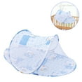 thumbnail image 1 of Portable Foldable Baby Travel Bed Crib with Thin Summer Mosquito Net, 1 of 7