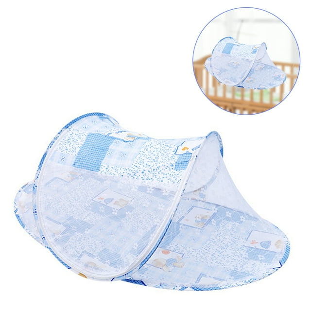 Portable Foldable Baby Travel Bed Crib with Thin Summer Mosquito Net