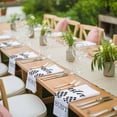 thumbnail image 4 of Cloth Napkins Set of 6 - 20x20 Inches, Black White Easter Washable Reusable Table Napkins, Modern Abstract Art Eggs Soft & Absortbent Dining Napkin for Party Wedding Hotel Restaurant, 4 of 8
