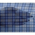 thumbnail image 4 of oneOone Viscose Chiffon Light Gray Fabric Madras Check Craft Projects Decor Fabric Printed By The Yard 42 Inches Wide, 4 of 4