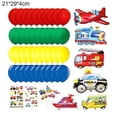 thumbnail image 2 of Kit de Guirnalda YONGSHENG Decoración de Fiesta de Transporte para Niños Cumpleaños, 2 of 5