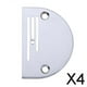 thumbnail image 1 of 2x Placa de Aguja Tipo B 03180302 para Máquinas de Coser Industriales Y Controladas Por Ordenador , Plata, 4 piezas, 1 of 10