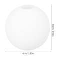 thumbnail image 4 of MasteelfCA Small Lamp Shade 3cm Opening Lighting Fixture Replacement Glass Shade Supply, 4 of 5