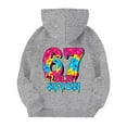 thumbnail image 5 of Kids Outfits Set 6 7 Six Seven Letter Outfits Set Comfortable Child Toddler Boys Girls Long Sleeve Solid Warm Hoodie Pullover Tops Pants Kids Outfits Sweat Suit Grey 120(5-6 Years), 5 of 8