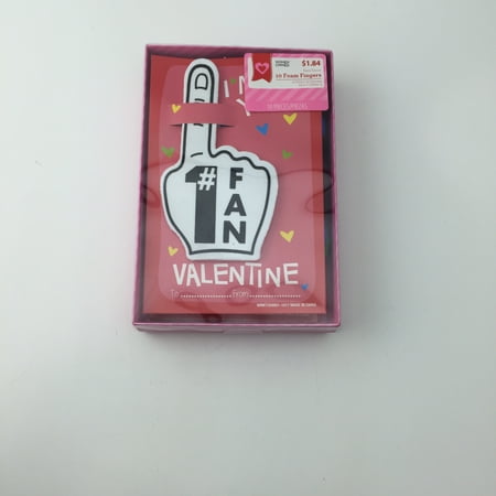 Valentine 10 Foam Finger
