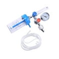 thumbnail image 6 of 2X Oxygen Meter .YX11A Buoy Type Oxygen Inhalator Meter Pressure Reducing Valve Pressure Regulator G5/8,2 * Oxygen inhaler 2 * Nasal oxygen tube,Silver, 6 of 8