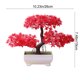 thumbnail image 3 of Flores de simulación de decoración para macetas artificiales de plástico 7,5 pulgadas – maceta con peso, tallos moldeables, arreglo floral sintético sin mantenimiento para oficina en casa, 3 of 7