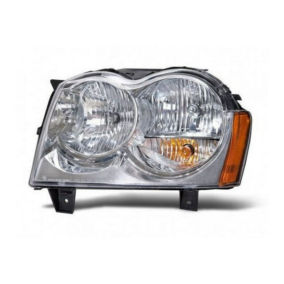 Left Headlight Assembly - Compatible with 2005 - 2007 Jeep Grand Cherokee 2006