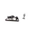 thumbnail image 5 of Estatua de escritorio,Figura decorativa de pelea de toros y osos,Figura de escritorio,Estatua de caballero,arte,artesanía,coleccionable,escritorio,oficina,Figura decorativa,pieza de, 5 of 8