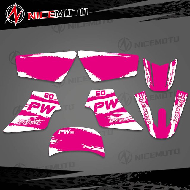Otwoo Motorcycle Team Personality Graphics Backgrounds Decal Stickers Kits For Yamaha Pw50 Pw 50 Pit Decoration